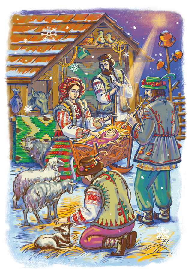 2020 UNA Christmas Cards artist Iryna Korchuk 3-Church