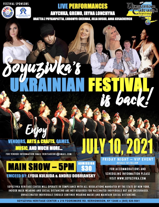 Soyuzivka 2021 Festival