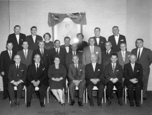 1951-1960 UNA Exec. Board posing for group photo