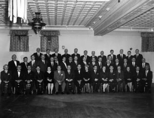 1965-1968 UNA Newark Members posing for group photo