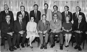 1970 UNA Board Members pose for group photo