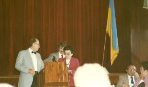 1978 UNA General Assembly Meeting Members about to give speech
