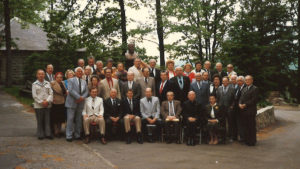 1984 UNA members gathered for a group photo at Soyuzivka Ukrainian Heritage Center