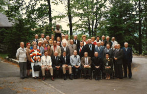 1984 UNA members gathered for a group photo at Soyuzivka Ukrainian Heritage Center