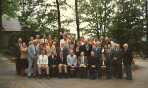 1984 UNA members gathered for a group photo at Soyuzivka Ukrainian Heritage Center