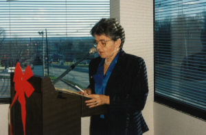 1998 UNA Employee giving speech