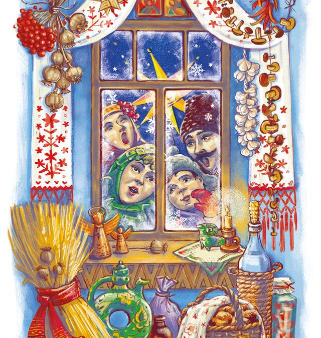 This year,  we have created beautiful Ukrainian Christmas cards!