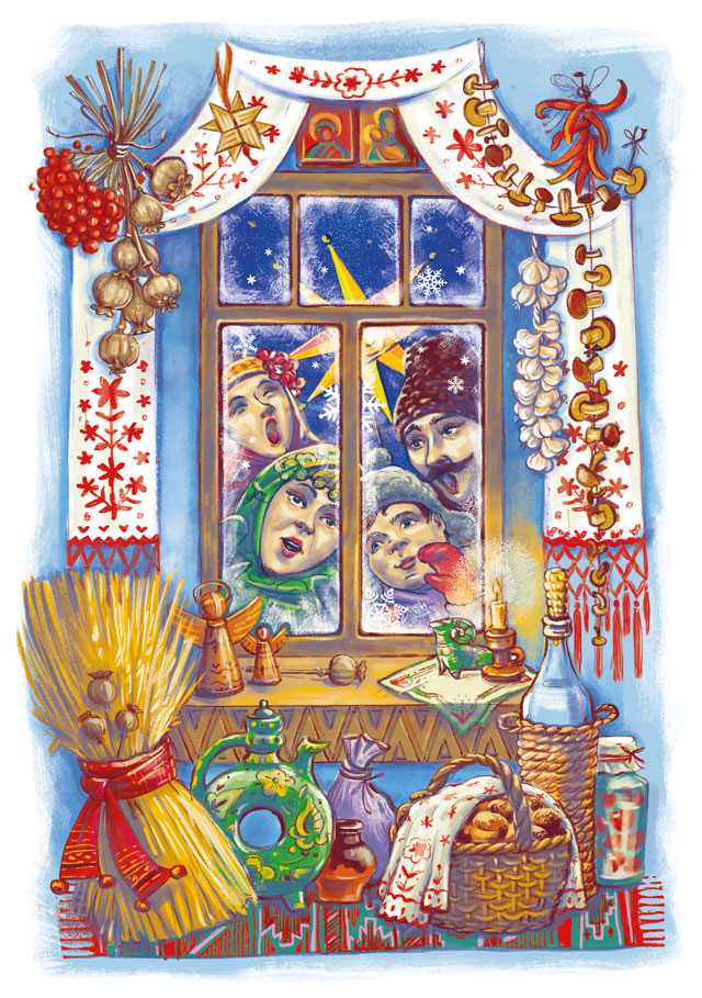 This year,  we have created beautiful Ukrainian Christmas cards!