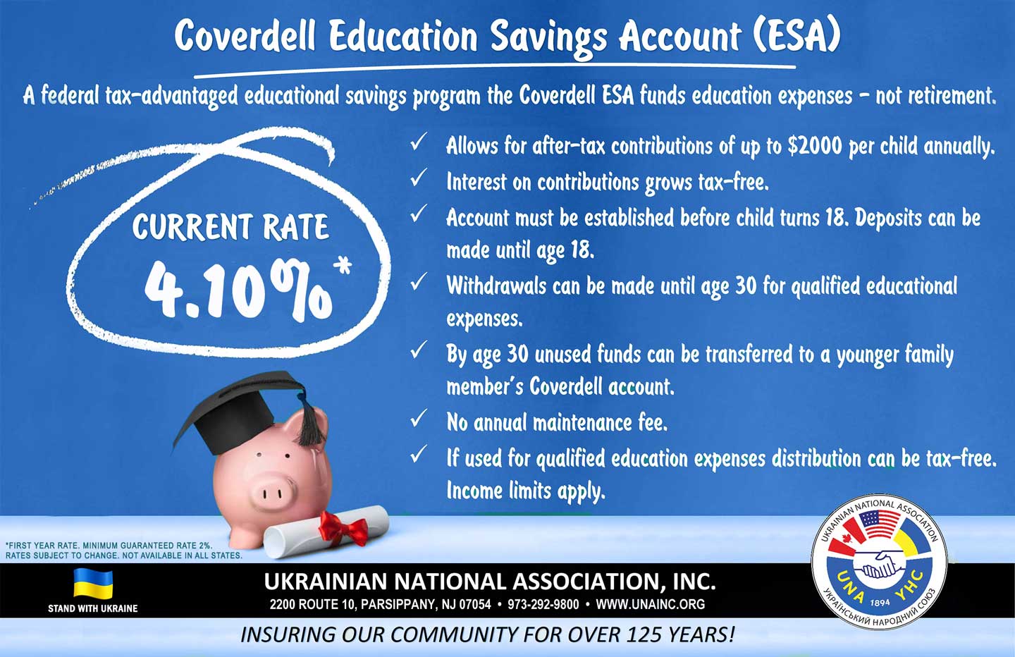 UNA Coverdell Education Savings Account (ESA)