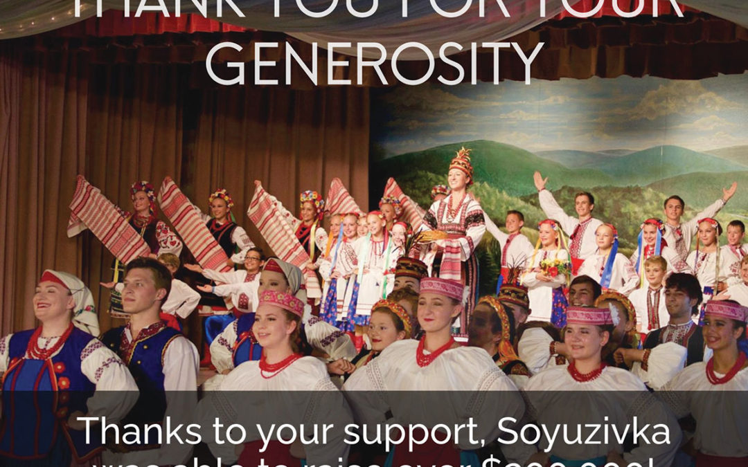 Online gala “Rekindle the Magic of Soyuzivka” raises over $200k