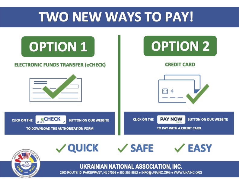 TWO NEW WAYS TO PAY!